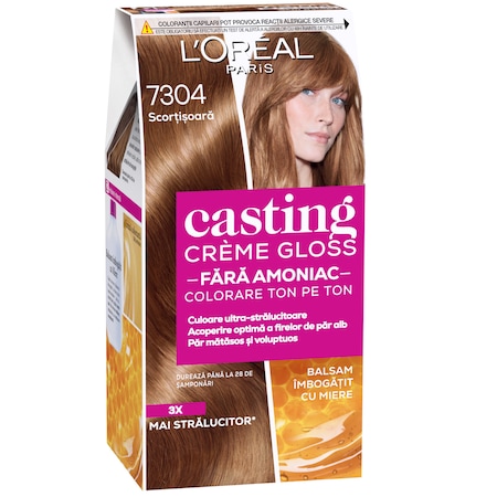 Vopsea de par - L'OREAL CASTING CREME GLOSS 0 AMONIAC 7304 SCORTISOARA 6/BAX, lucidiusmarket.ro