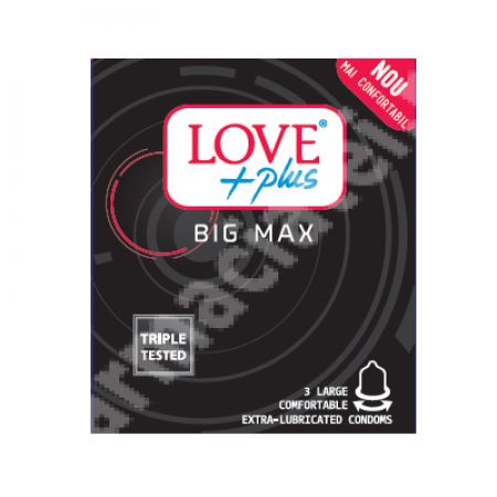 Prezervative si lubrifianti - LOVE PLUS PREZERVATIVE BIG MAX 3BUC 24CUT/SET, lucidiusmarket.ro