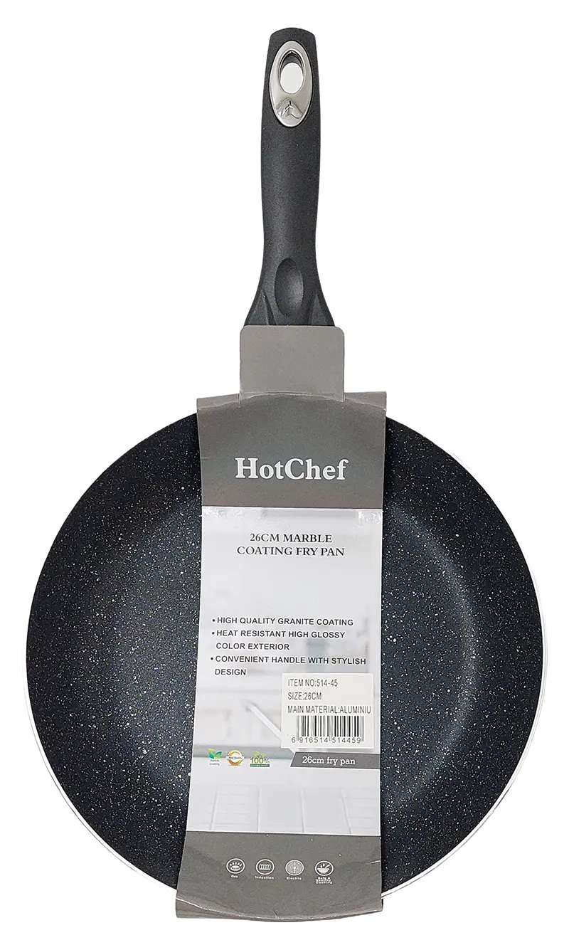 Tigai si wok-uri - LVE HOT CHEF TIGAIE ALUMINIU CU COADA 26CM 514-45, lucidiusmarket.ro