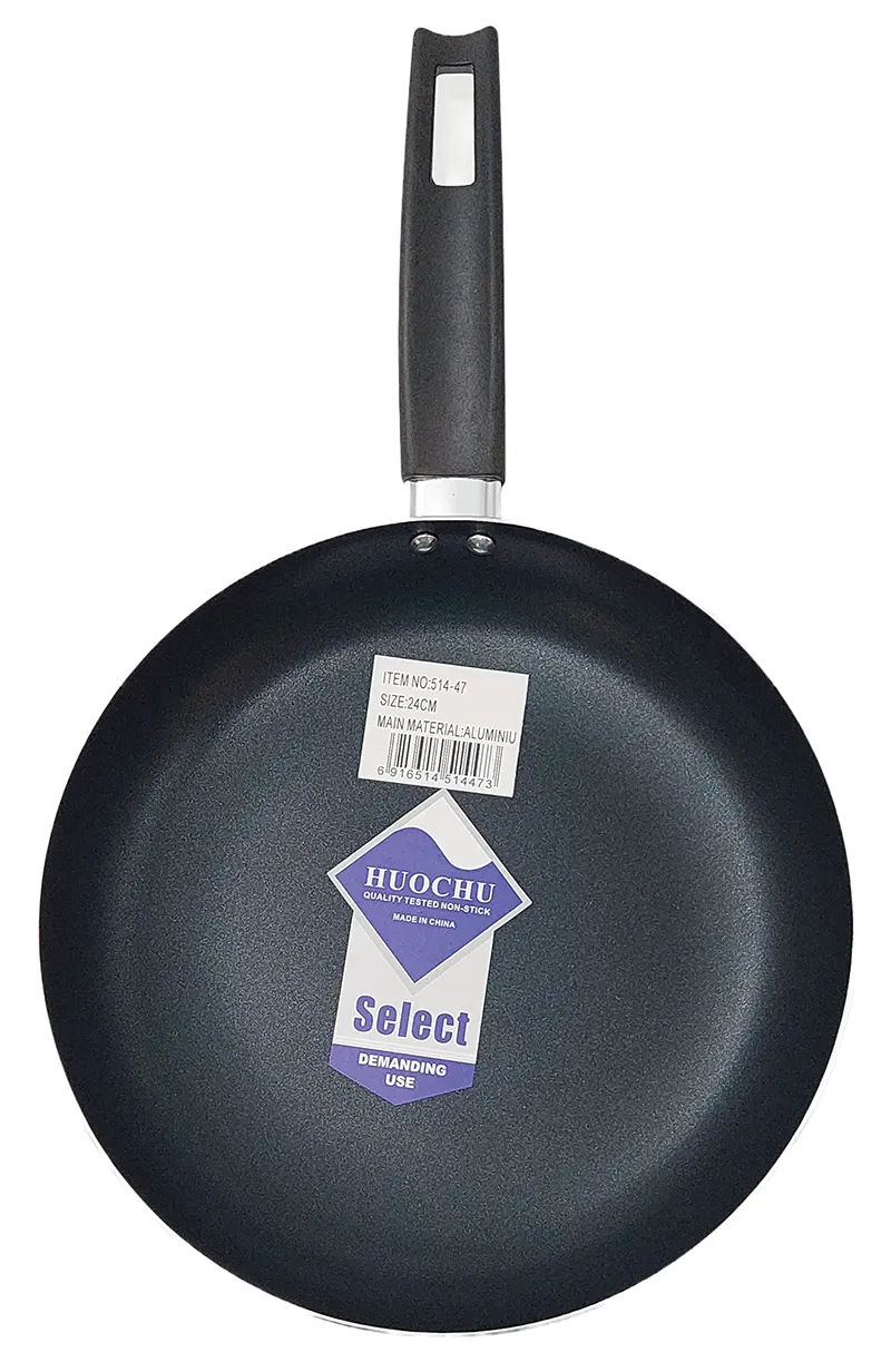 Tigai si wok-uri - LVE HUOCHU TIGAIE ALUMINIU CU COADA 24CM 514-47, lucidiusmarket.ro