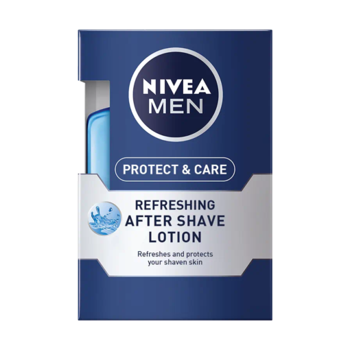 After shave - NIVEA AFTER SHAVE LOTION PROTECT&CARE ALOE VERA 100ML 12/BAX, lucidiusmarket.ro