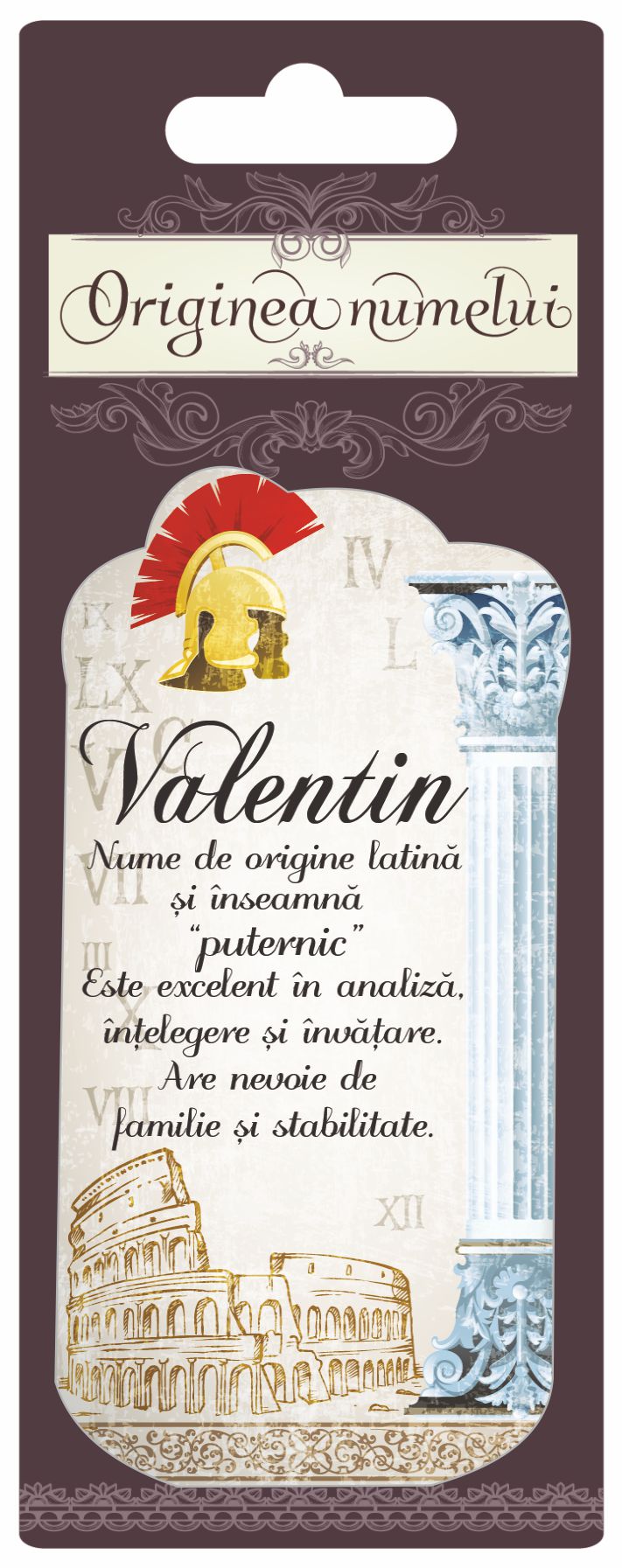 Magnet Originea Numelui Valentin
