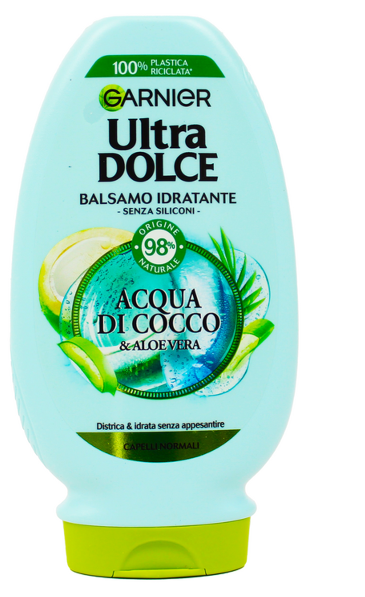Balsam Hidratant Garnier Ultra Dolce Apa De Cocos Si Aloe Vera