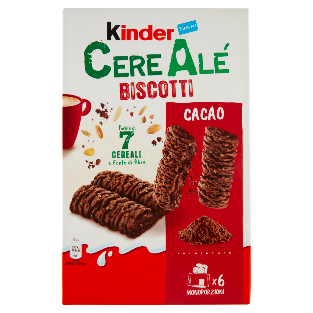 Biscuiti Kinder Cu 7 Cereale Si Cacao 