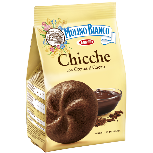 Biscuiti Mulino Bianco Chicche Cu Crema De Cacao