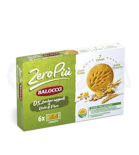 Biscuiti Zero Piu' Balocco Cu 7 Cereale Fara Zahar Adaugat