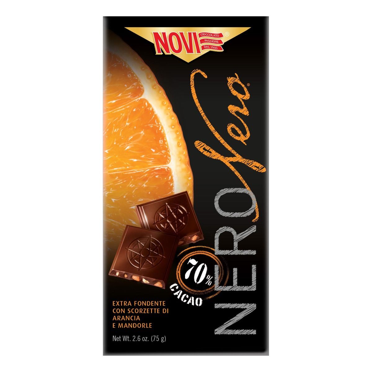 Ciocolata Novi Neagra cu Portocala