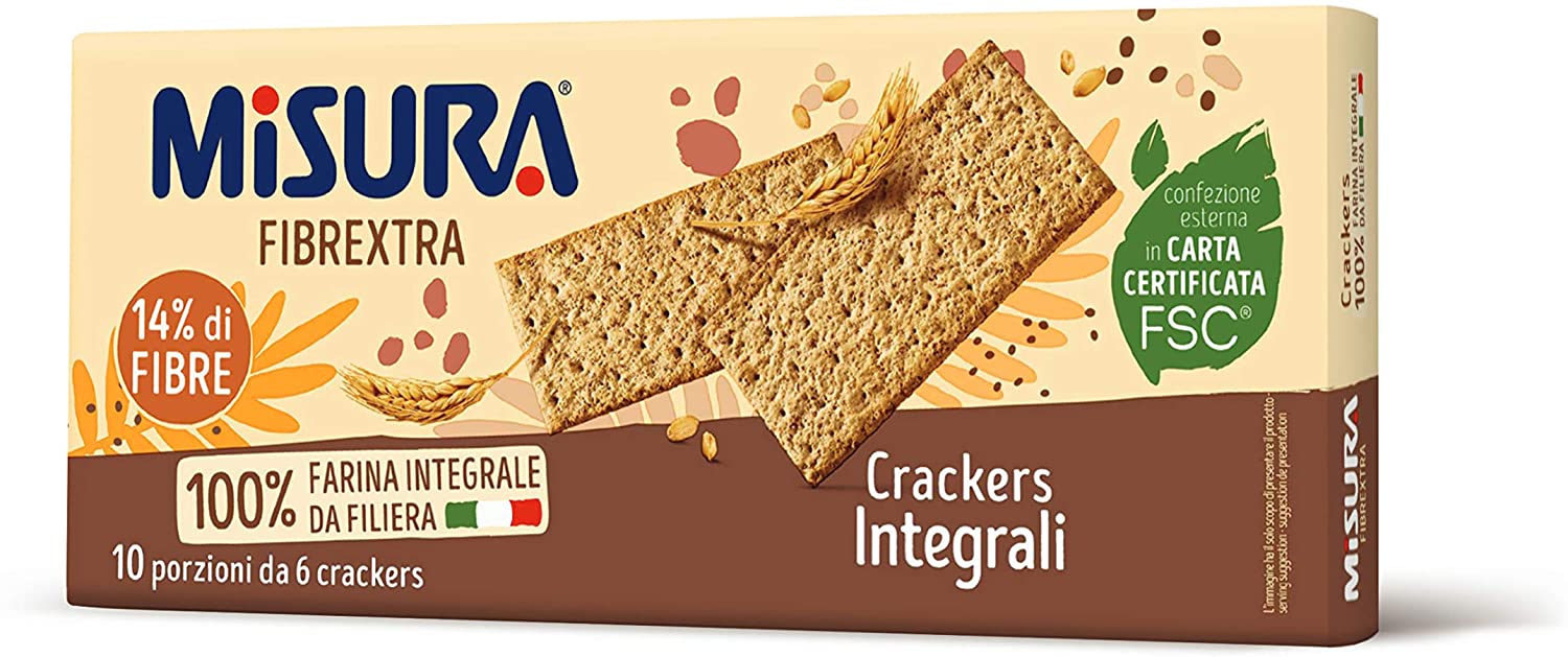 Crackers Integrali Misura FibreXtra