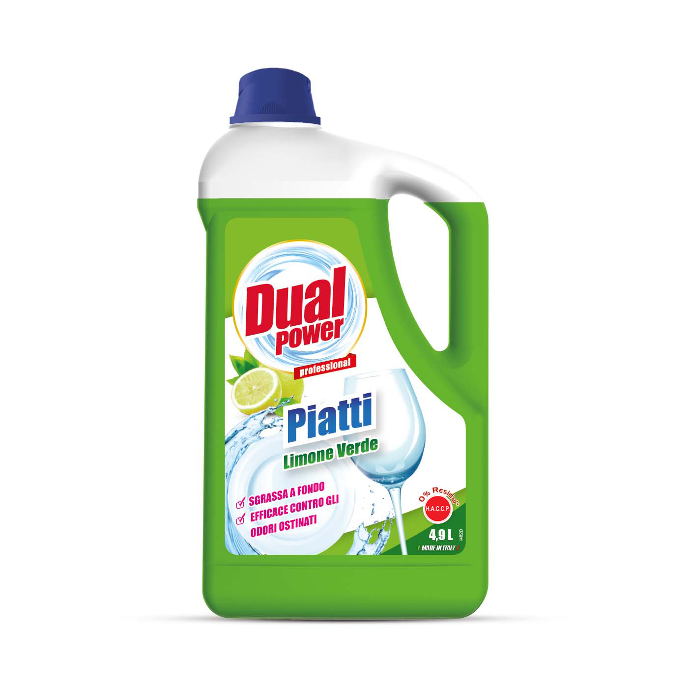 Detergent de Vase Dual Power Lamaie Verde