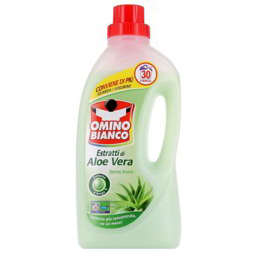 Detergent Lichid Omino Bianco cu Aloe Vera-30sp