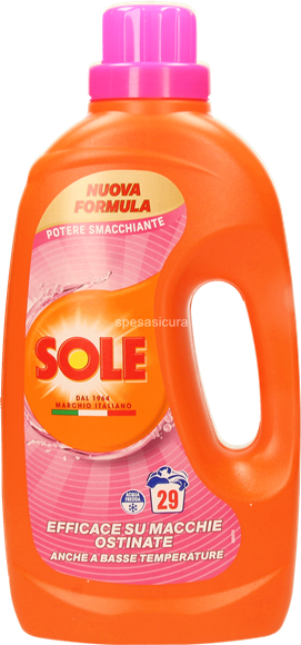 Detergent Lichid Sole cu Agenti de Indepartare a Petelor