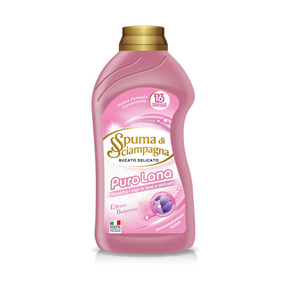 Detergent Lichid Spuma Di Sciampagna Puro Lana