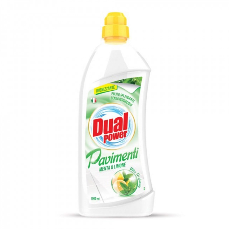 Detergent Pardoseli Dual Power - Menta si Lamaie