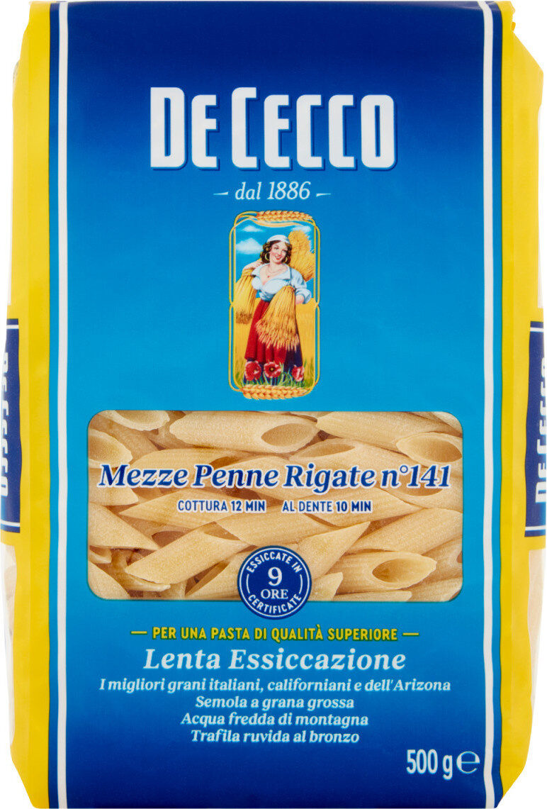 Paste De Cecco - Mezze Penne Rigate nr 141