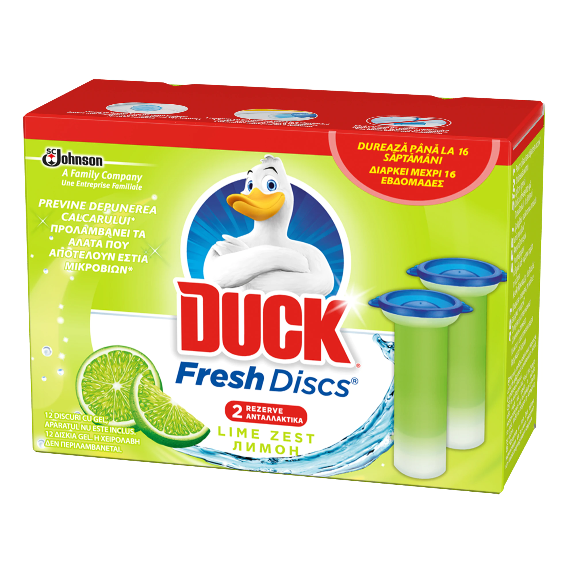Rezerva Odorizant Duck Fresh Discs Lime