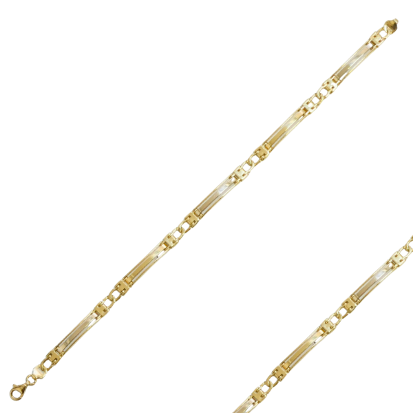 Bratara din aur galben de 14k placute Maia Bijou