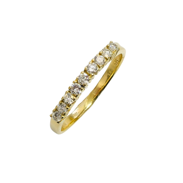 Inel din aur galben de 14k cu diamante 9/0.34 ct Maia Bijou