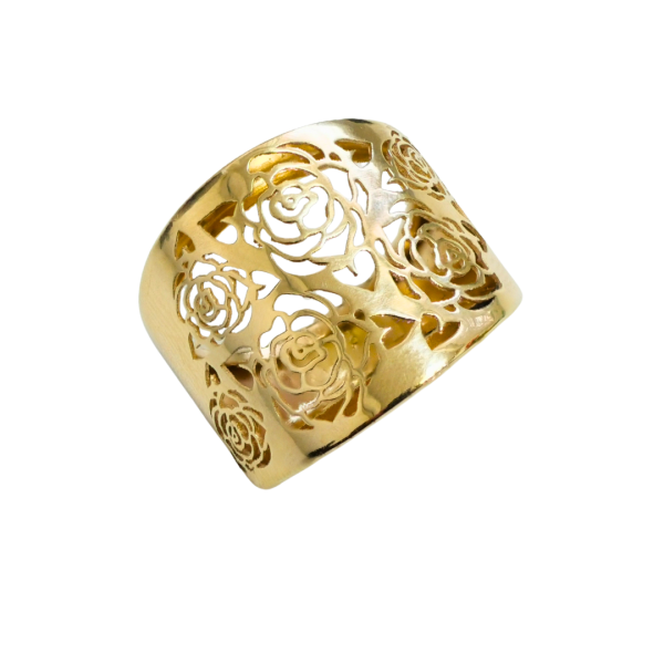 Inel din aur galben de 14k filigran Maia Bijou