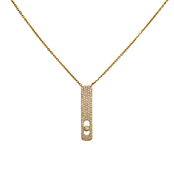 Lant din aur roz de 18 k cu diamante 97/0.51 ct Maia Bijou