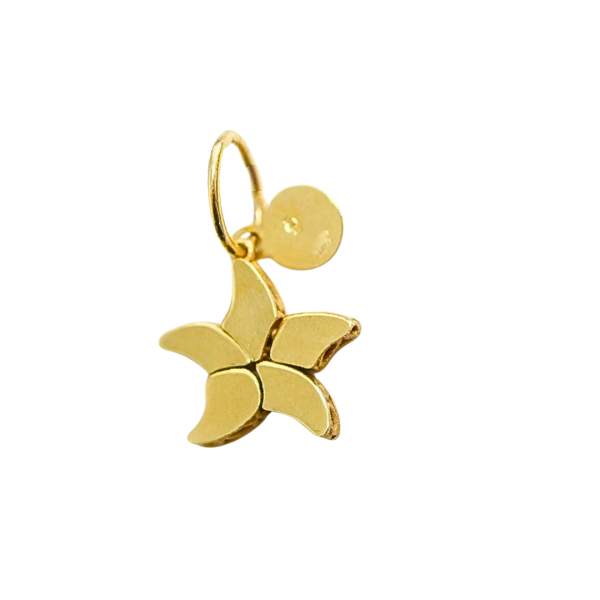 Pandantiv din aur galben de 14k floare Maia Bijou