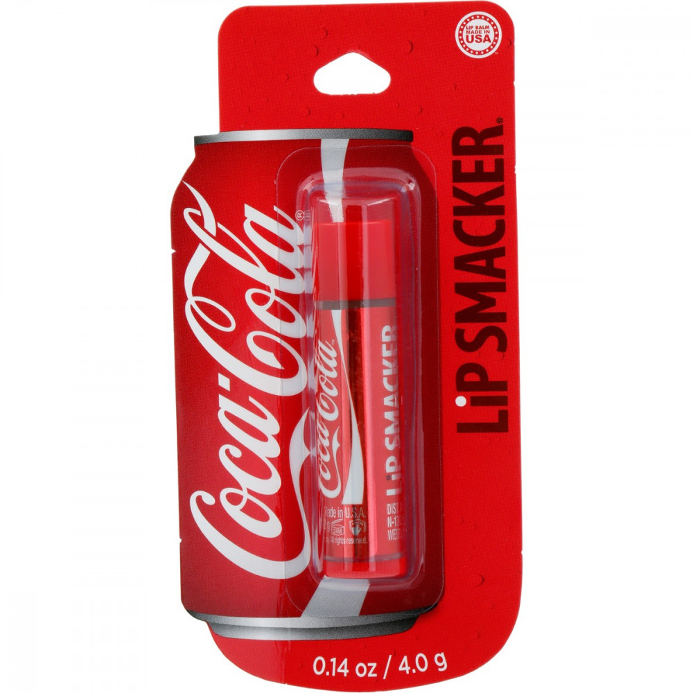 Balsam de buze Lip Smacker cu aroma de Coca Cola, 4g