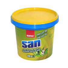 Detergent de vase pasta lamaie si aloe vera,Sano, 500g