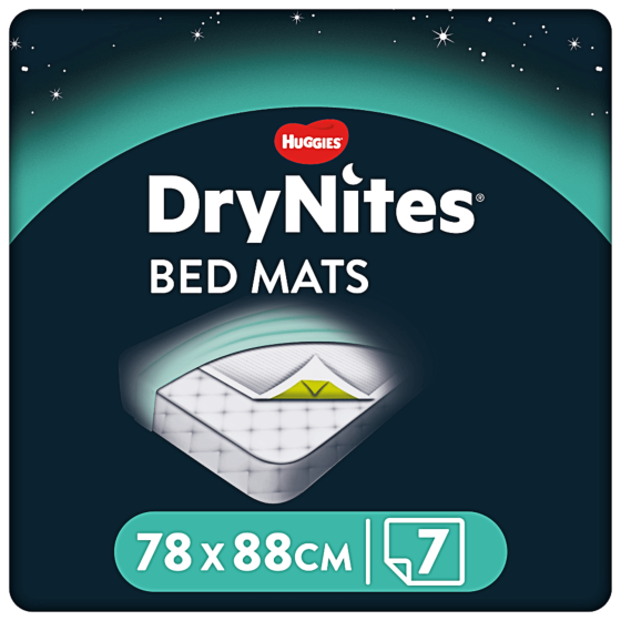 Aleze Protectie pentru pat Huggies Drynites , 88x78cm, 7 buc