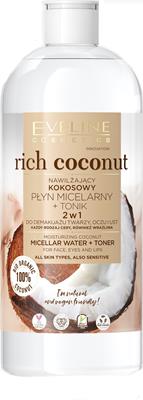 Apa micelara tonica EVELINE Rich Coconut, 500ml