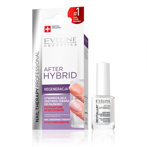Tratament pentru intarirea unghiilor revitalum after hybrid, Eveline Cosmetics, 12ml