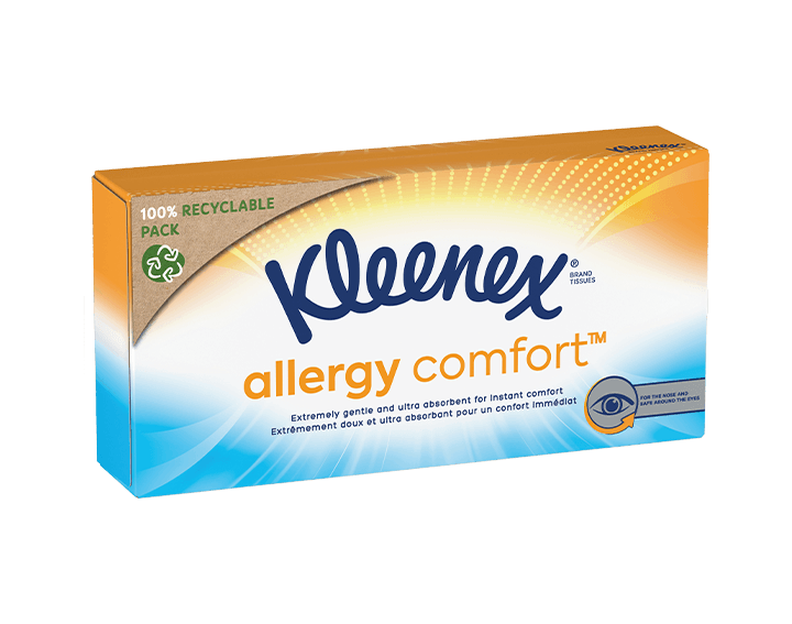 Servetele uscate KLEENEX Box Allergy Comfort, 56 buc