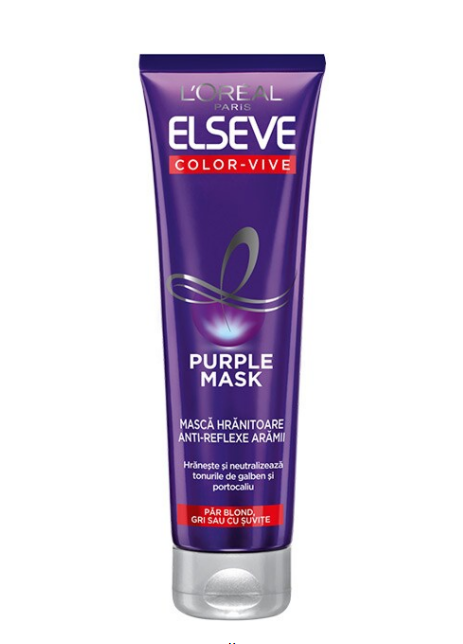 Masca de par LOreal ELSEVE Color Vive Purple, 150ml