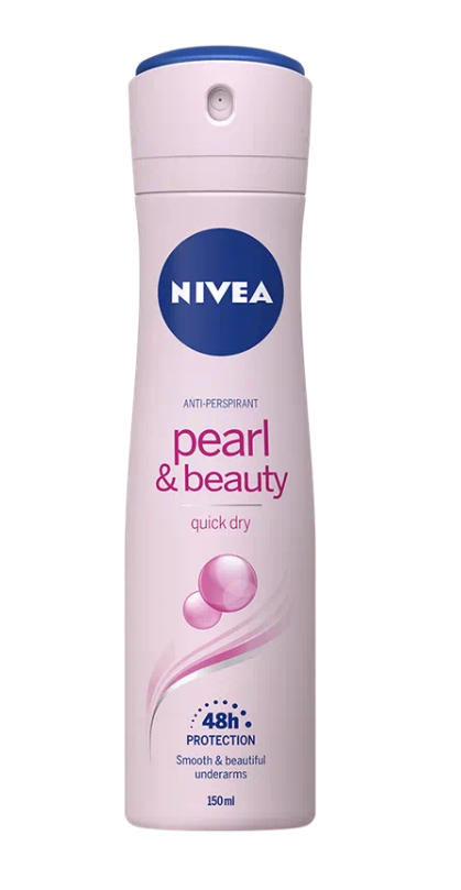 Antiperspirant pentru femei NIVEA DEO Pearl Beauty Quick Dry, 150ml