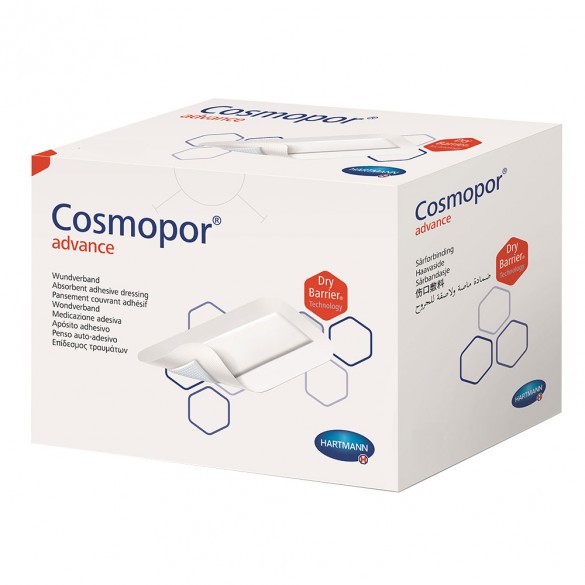 Plasturi Cosmopor Advance, 10x6cm, 25buc, HARTMANN
