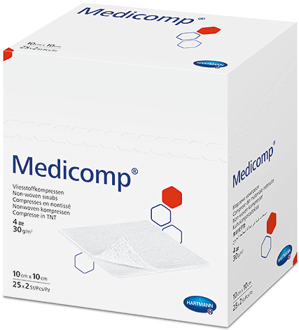 Comprese Medicomp, 10x10cm, 25bucati, Hartmann