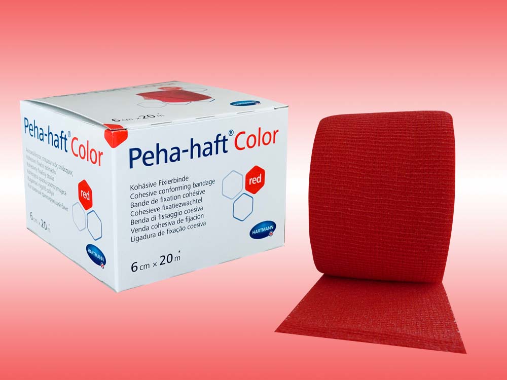 Fasa elastica Peha-haft red, 6cmx20m, HARTMANN