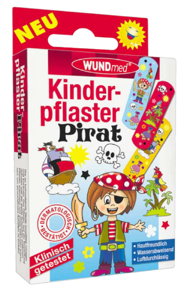 Plasturi pentru copii Pirati Wundmen, 10 buc/set