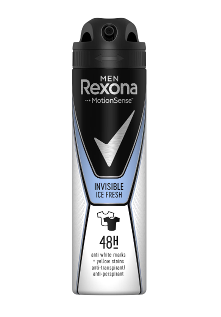 Antiperspirant spray REXONA MEN Invisible Ice Fresh, 150ml