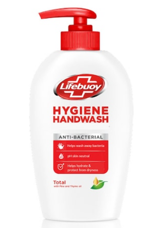 Sapun lichid antibacterian Lifebuoy Total, 250ml