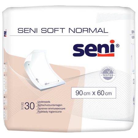 Aleze protectie SENI Soft Normal, 90x60 cm, 30bucati