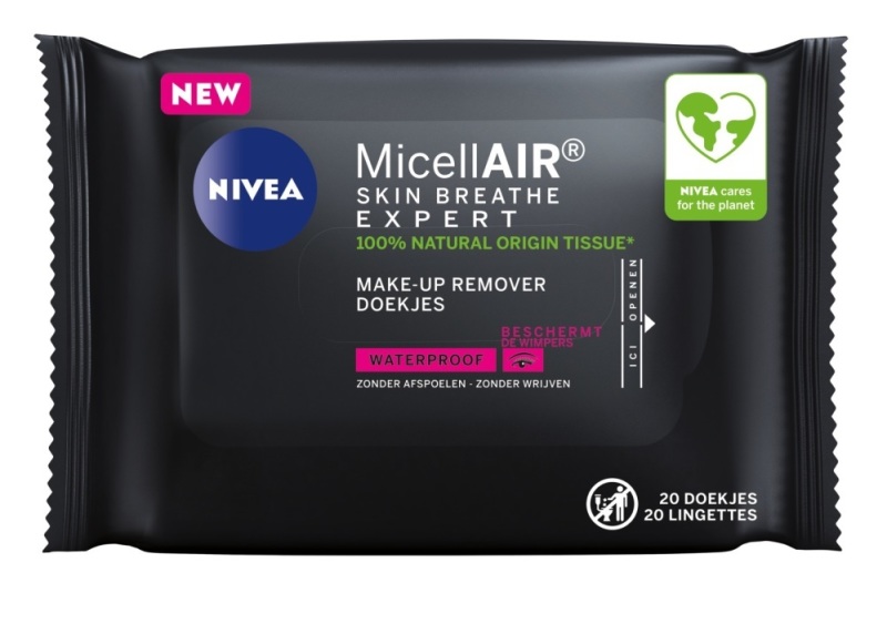 Servetele umede demachiante Biodegradabile NIVEA MicellAIR Skin Breathe Expert , 20buc