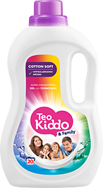 Detergent lichid cu musetel TEO KIDDO Chamomile, 1L