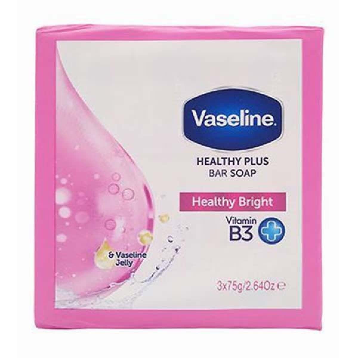 Vaseline Healthy Bright pachet de 3 săpunuri, 3*75g