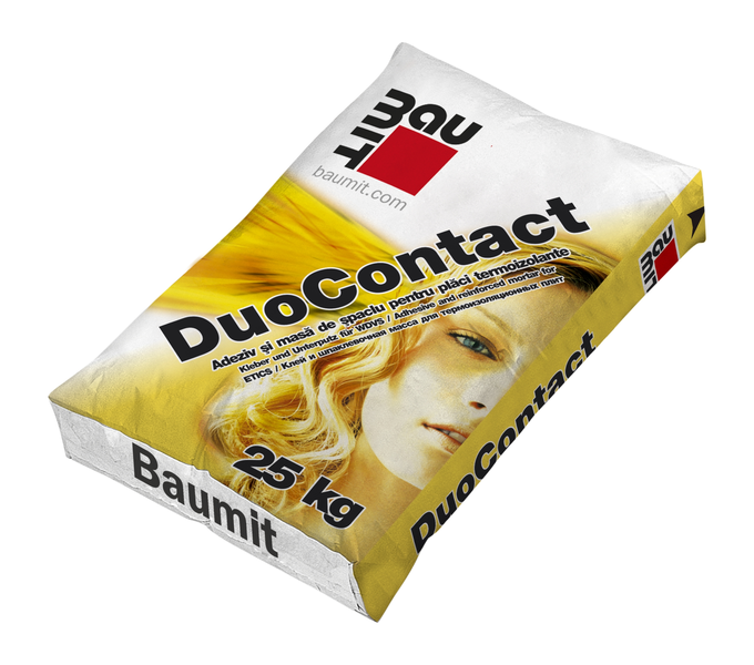 Thermosystem adhesives - Adhesive and spacing table for Baumit DuoContact 25KG, https:maxbau.ro