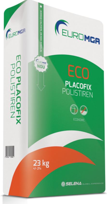 Thermosystem adhesives - Adhesive ECO Placofix for Styrofoam EuroMGA 23kg, maxbau.ro