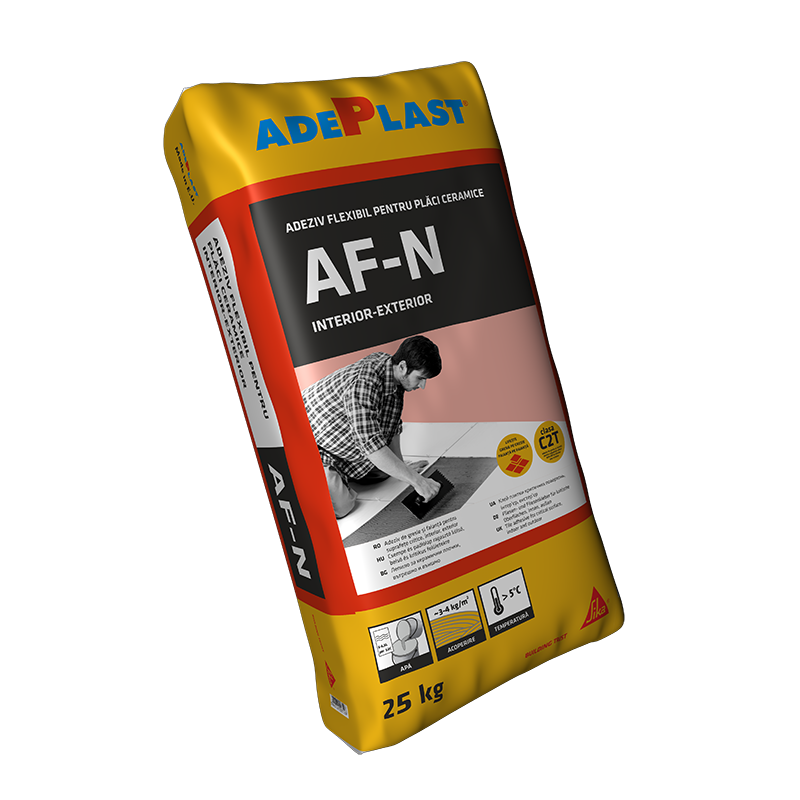 Adhesives ceramic tiles - Flexible adhesive for ceramic cladding AF-N Adeplast 25 kg, https:maxbau.ro
