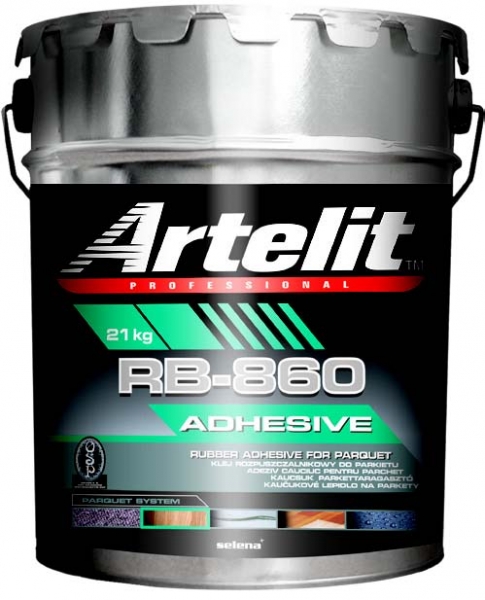 Special Cement Grout - Rubber-based adhesive for parquet flooring RB-860 Artelit Tytan Professional 12kg, maxbau.ro