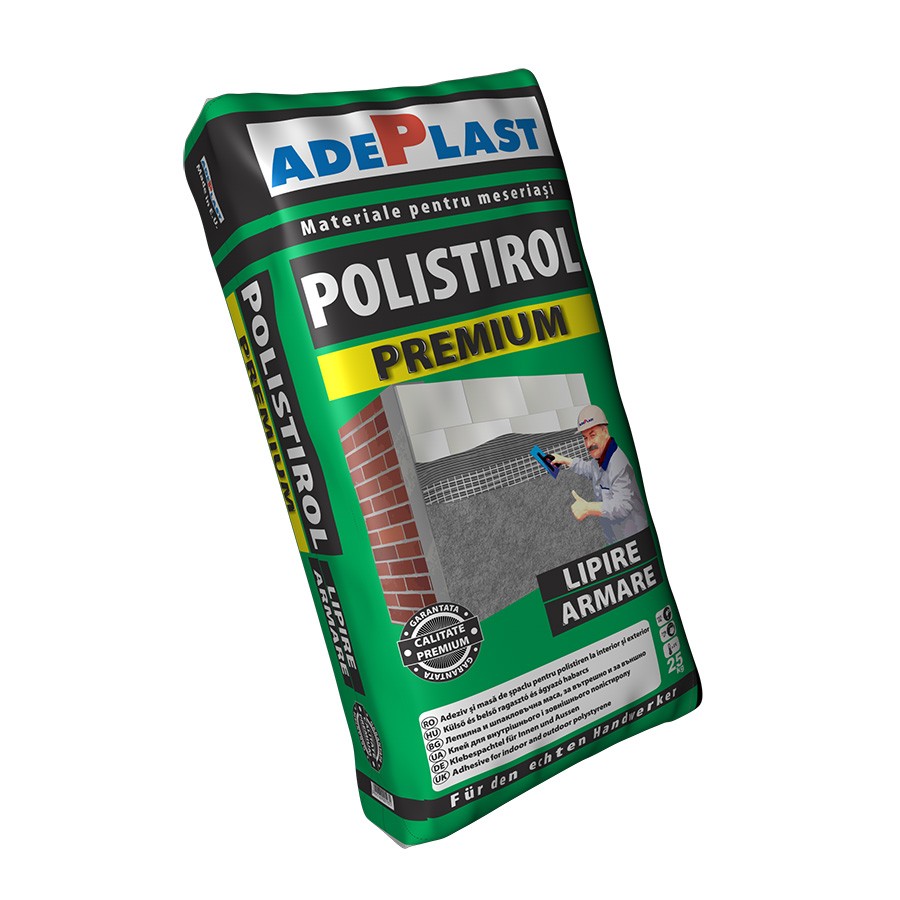 Thermosystem adhesives - Adhesive for polystyreneWW Adeplast Polystyrol Premium gray 25 kg, https:maxbau.ro