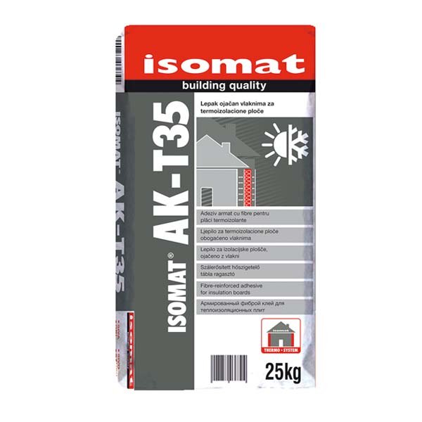 Adezivi termosistem - Adeziv si masa de spaclu pentru placi termoizolante Isomat AK-T35 alb 25kg, maxbau.ro