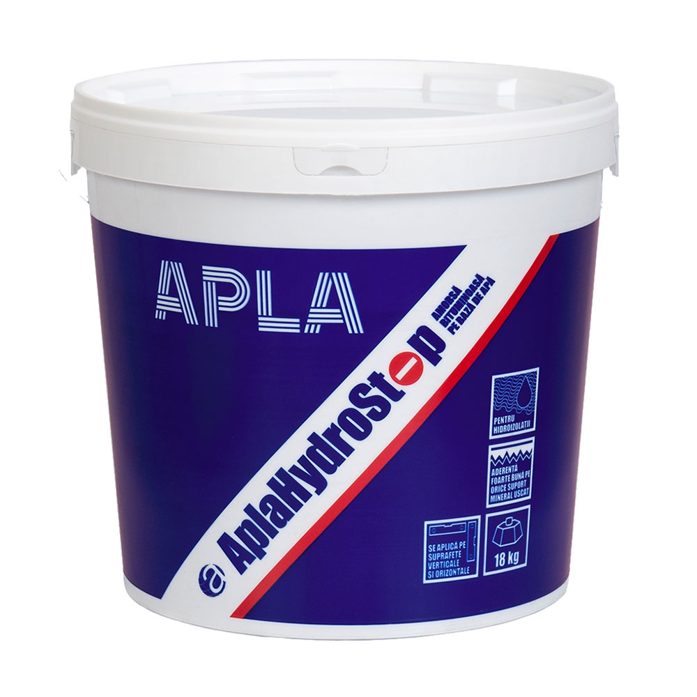Products for waterproofing and sealing - Water based bituminous primer AplaHydroStop 18kg, https:maxbau.ro
