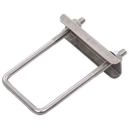 Poles and fence accessories - Zinc clutch for fixing fence panels 60 x 40 mm, https:maxbau.ro